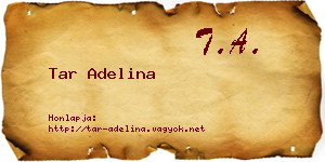 Tar Adelina névjegykártya